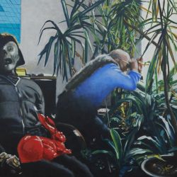 korolkiewicz lukasz   eksperyment prof k 2018 olej plotno 130x190cm   fot adam gutpx